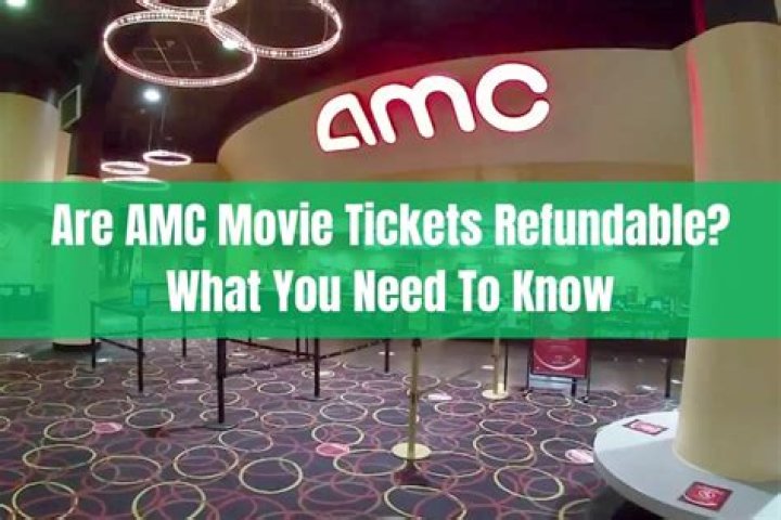 Are AMC tickets refundable