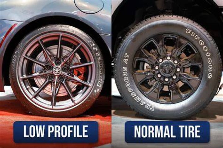 Are low-profile tires run flat?