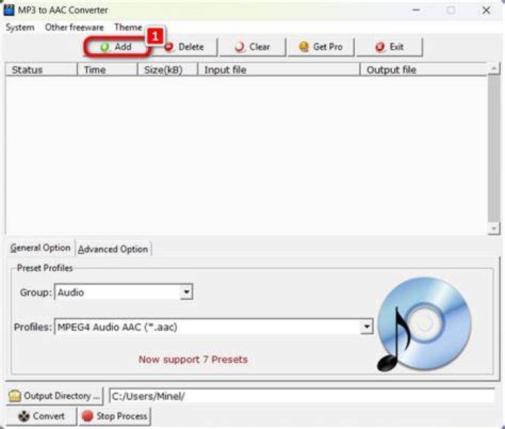 Can MP3 be converted to AAC?