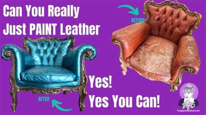 Can u paint faux leather