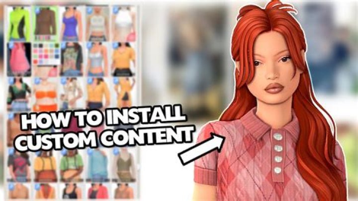 Can you download custom content for Sims 4?