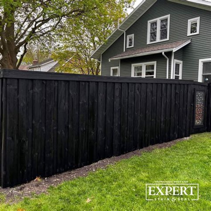 Can you stain a deck black