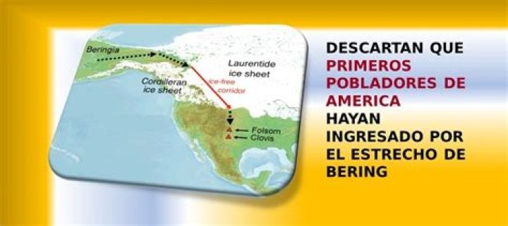 ¿Cómo llegaron los primeros pobladores por el estrecho de Bering