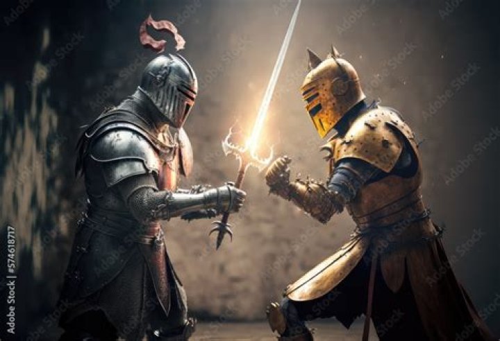 Did knights fight each other