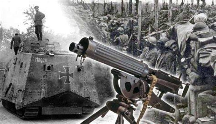 Did the Central Powers use machine guns in ww1?