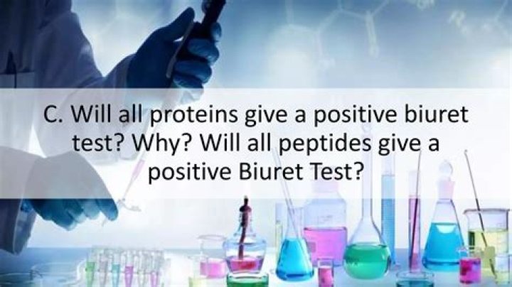 Do all proteins give a positive result to biuret test