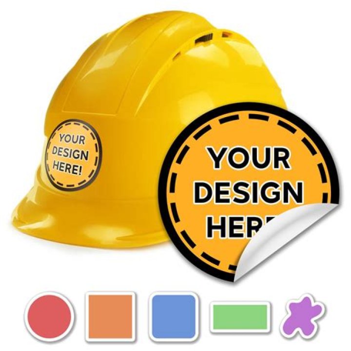 Do stickers weaken hard hats