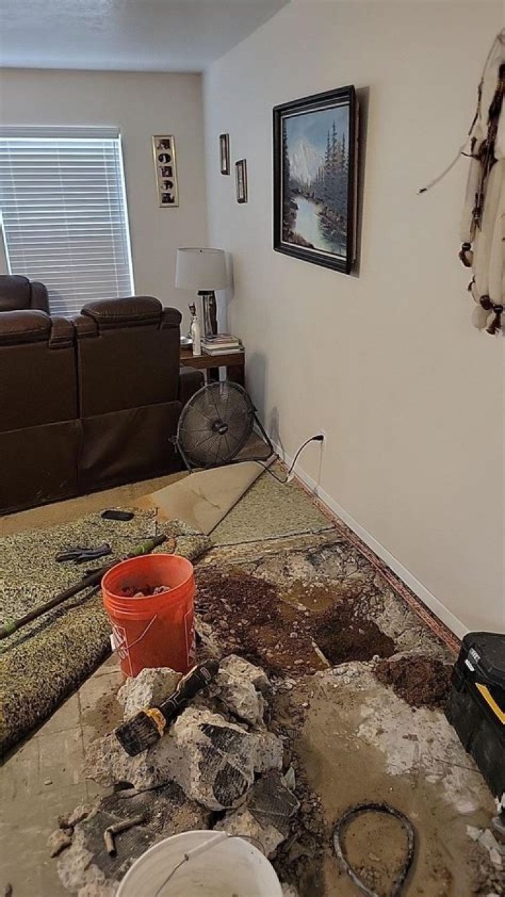 Does insurance cover water leak under slab