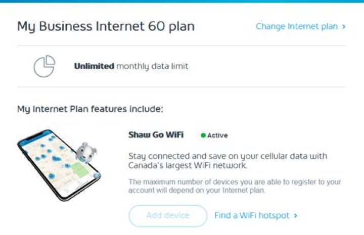 Does Shaw Go WiFi cost money?