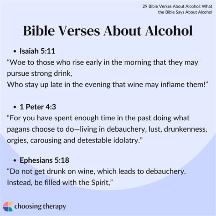 Does the Bible say drinking alcohol is a sin?