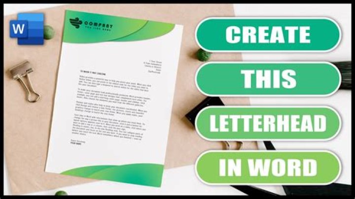 How big should a letterhead header be?