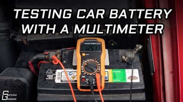 How can I check if my car battery is good