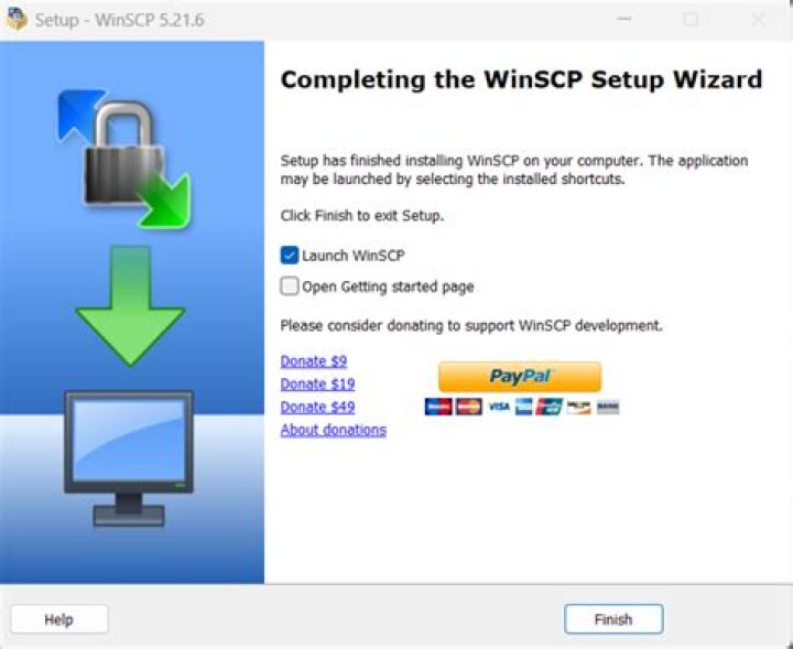 How do I add auth key in WinSCP?