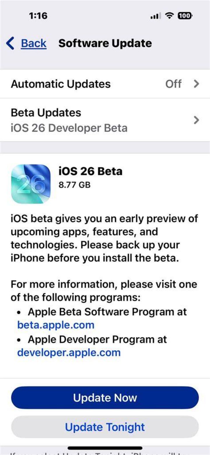 How do I beta test my iPhone?