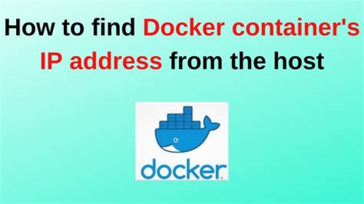 How do I find my Docker network