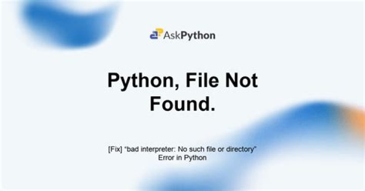 How do I fix No such file or directory error in Python?