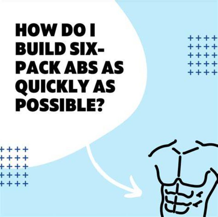 How do I get six-pack abs as quickly as possible?