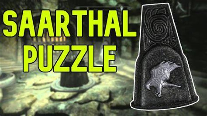 How do I open the puzzle door in Saarthal?