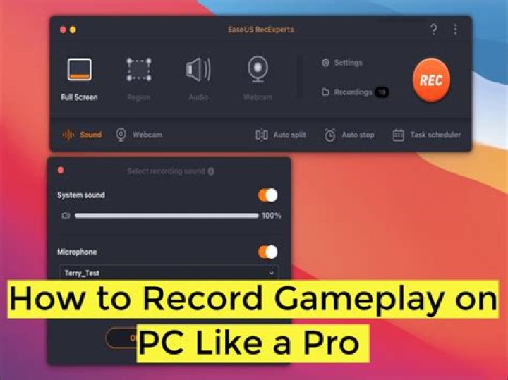 How do I record gameplay on my PC?