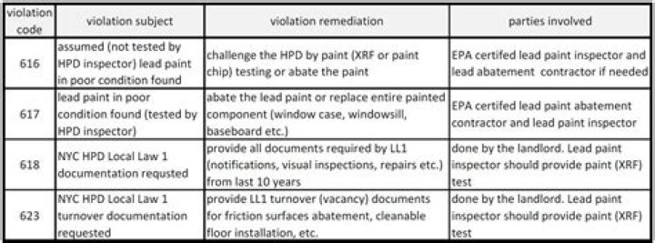 How do I report a lead paint violation