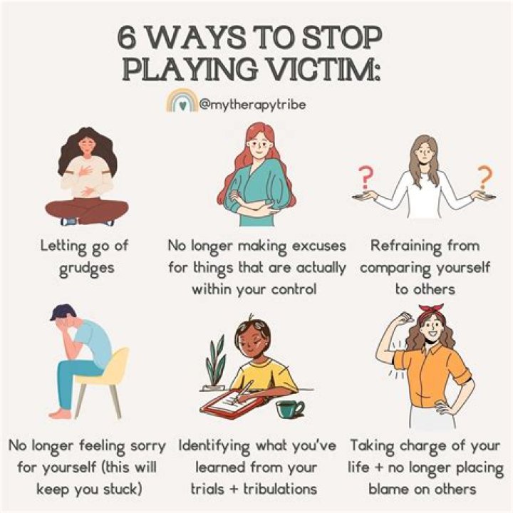 How do I stop being a victim?