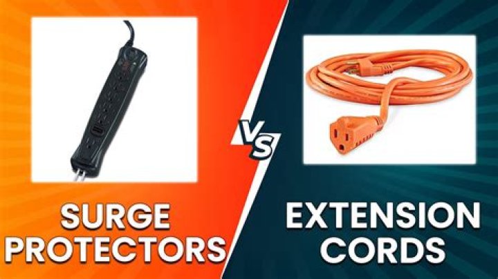 How do surge protected extension leads work