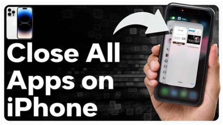 How do you close all apps on iPhone 6?