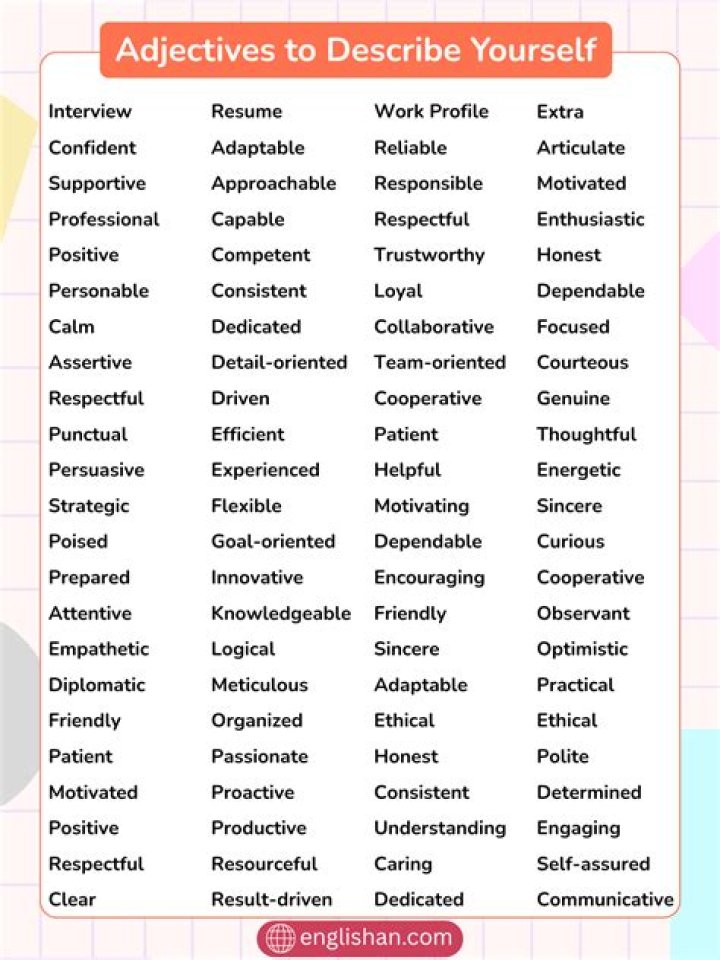 How do you describe a plant