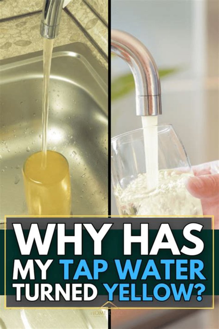 How do you fix yellow hot water