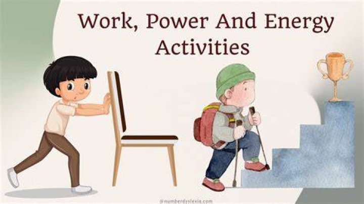 How do you go from work to power