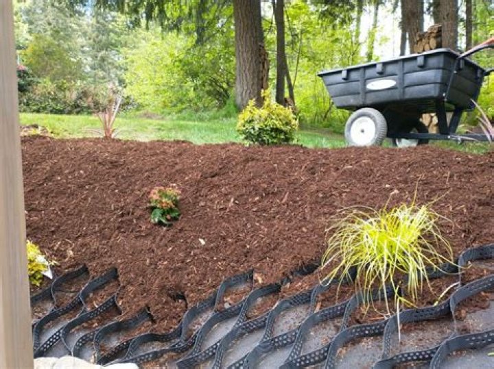 How do you lay mulch pavers