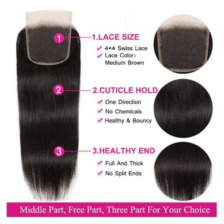 How do you make a lace closure look natural?