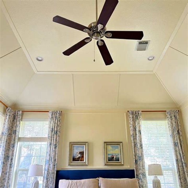 How do you modernize a tray ceiling?