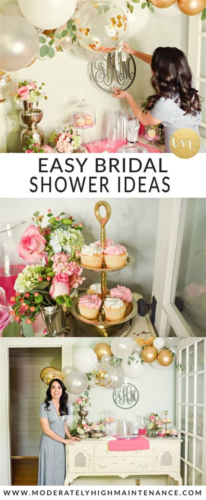 How do you organize a simple bridal shower