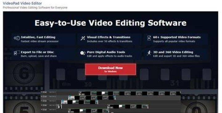 How do you put text over a video on VideoPad?