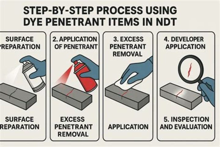 How do you remove penetrant dye