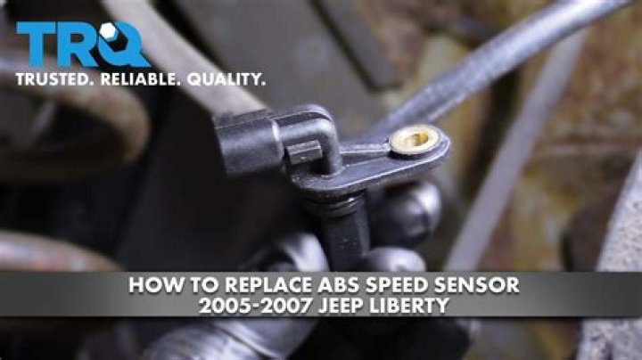 How do you replace a rear ABS speed sensor
