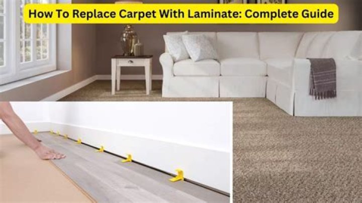 How do you replace carpet with laminate