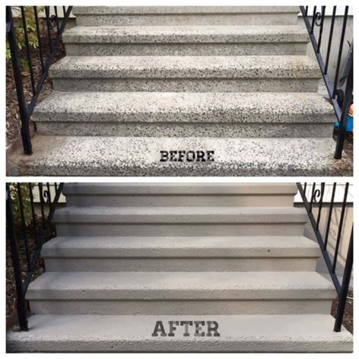 How do you seal outdoor stairs