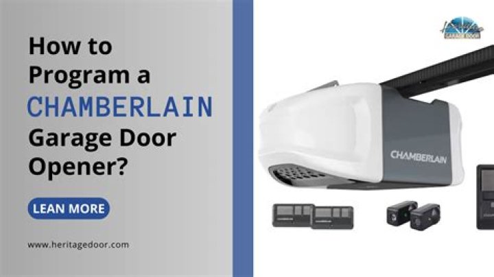 How do you turn off the light on a Chamberlain garage door opener