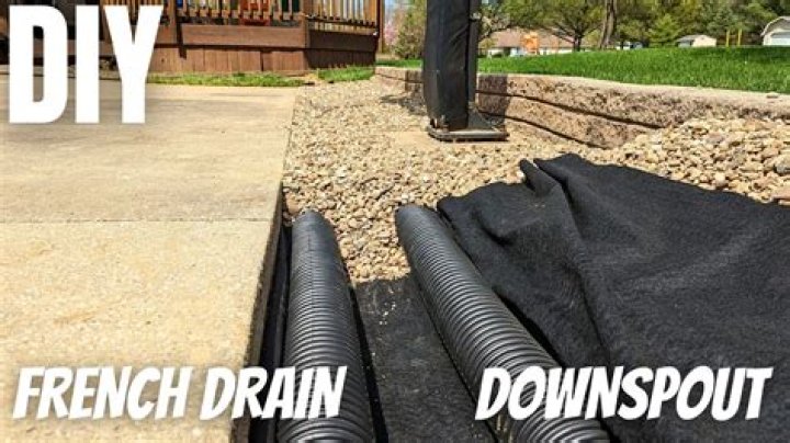How do you unclog a French drain drain