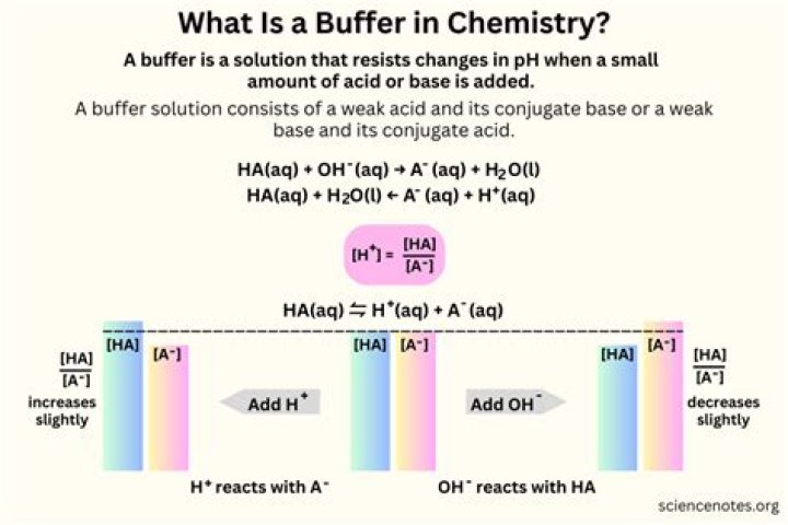 How does a buffer resist change in pH with addition of strong acid
