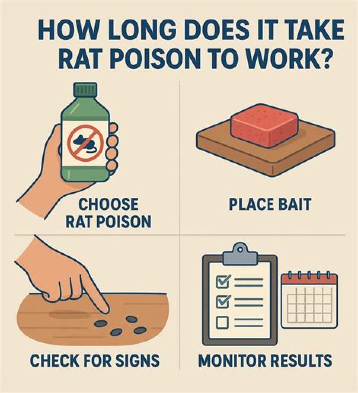 How long does rat poison take to kill rats