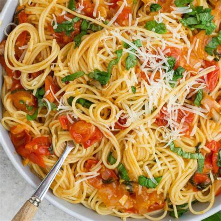 How many calories are in a cup of angel hair pasta?