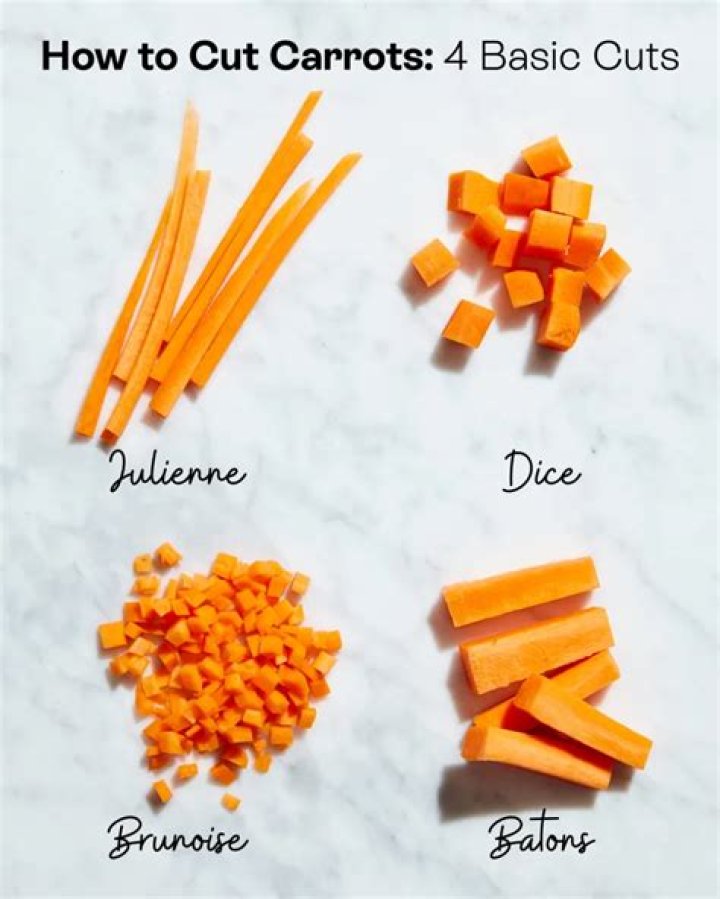 How many cups is 2 large carrots chopped?