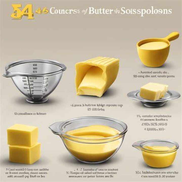 How many cups is 5 tablespoons of butter?