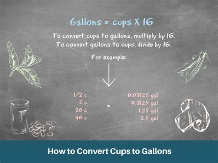 How many cups is gallon water?