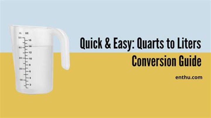 How many drinking cups is a liter?