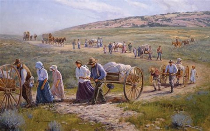 How many Mormon pioneers crossed the plains