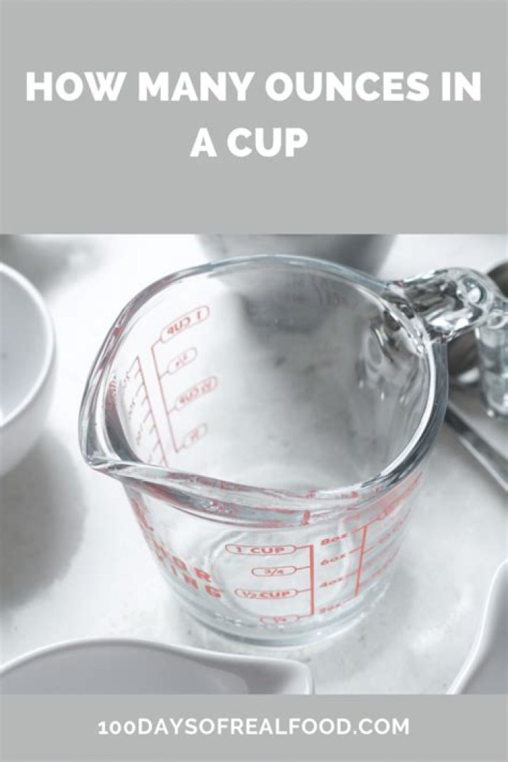 How many ounces is a cup of cereal?